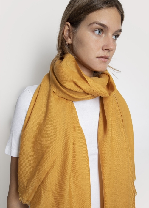 Mustard Cashmere Stole