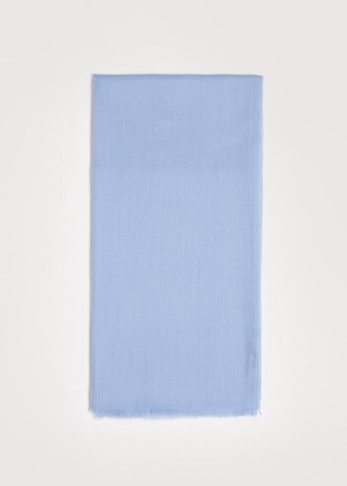 Sky Blue Cashmere Stole