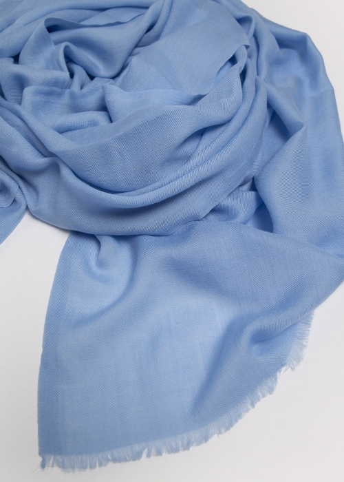 Sky Blue Cashmere Stole