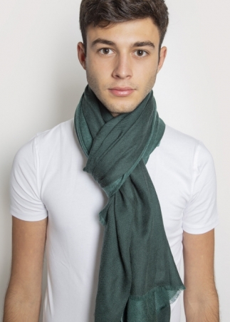 Dark Green Cashmere Stole