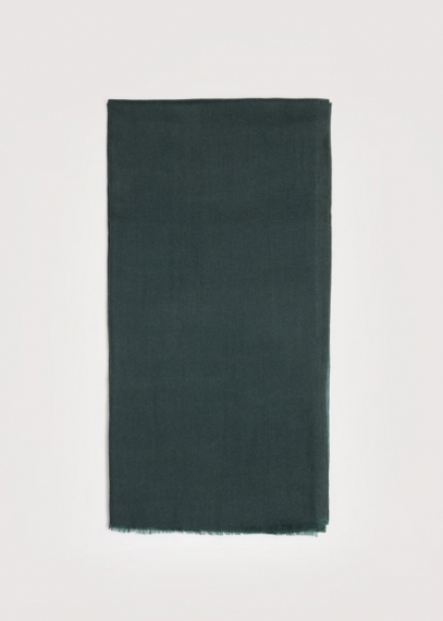 Dark Green Cashmere Stole