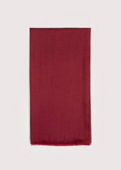 Ruby Red Cashmere Stole