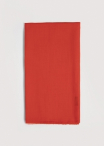 Orange Red Cashmere Stole