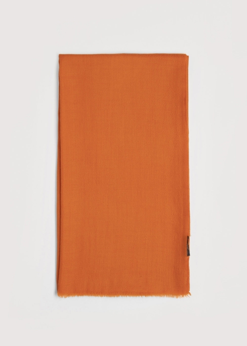 Orange Cashmere Stole