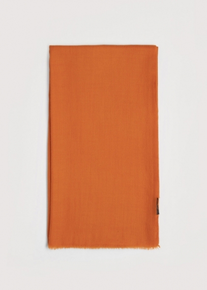 Orange Cashmere Stole