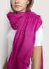 Cyclamen Cashmere Stole