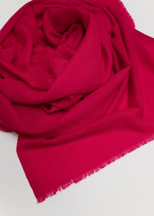 Strawberry Red Cashmere Stole