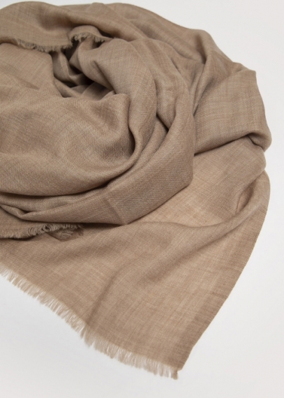 Beige Cashmere Stole
