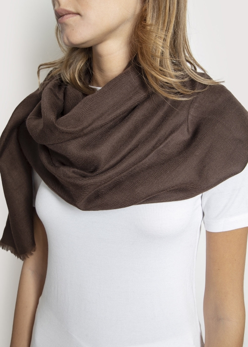 Chocolate Cashmere Stole