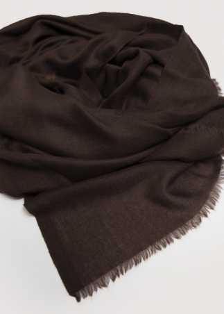 Chocolate Cashmere Stole