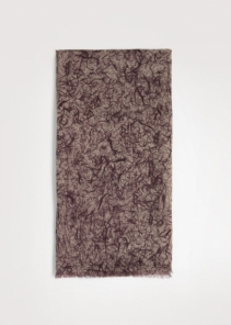 Stola in cashmere Fibre Bordeaux