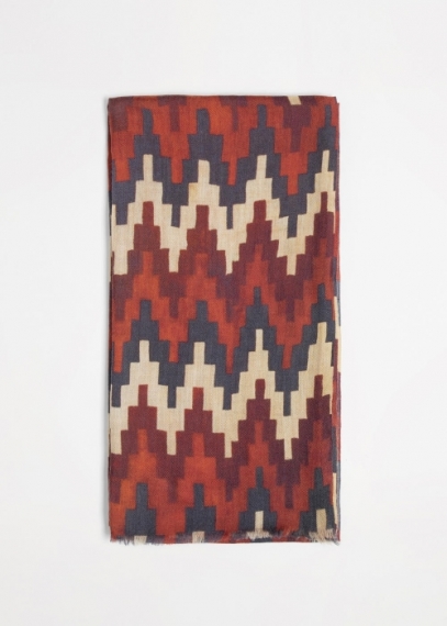 Ikat Cashmere Stole