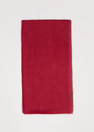 Light Cashmere Stole - Strawberry Red