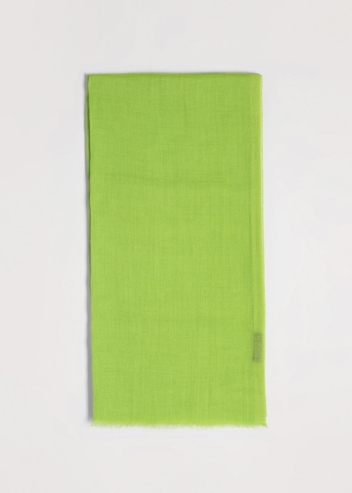 Light Cashmere Stole - Lime Green