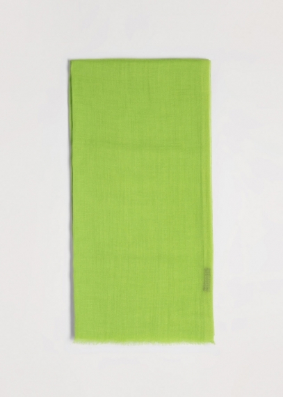 Light Cashmere Stole - Lime Green