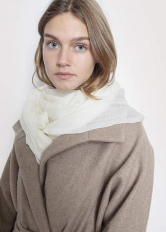 White Light Cashmere Stole