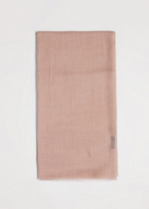 Stola in cashmere light rosa cipria