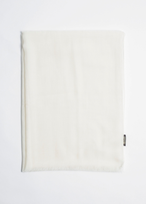 Cream Ultralight Cashmere Stole