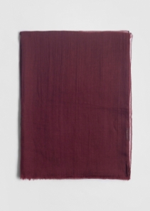 Stola in cashmere voile ultralight bordeaux