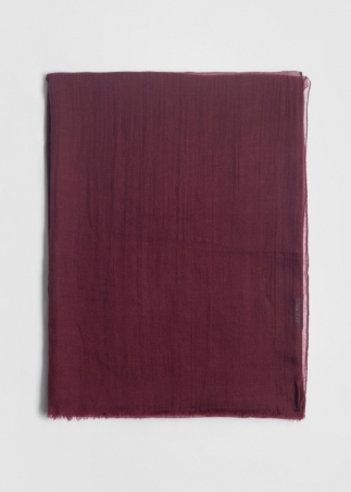 Stola elegante in cashmere bordeaux