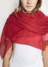 Red Ultralight Cashmere Stole