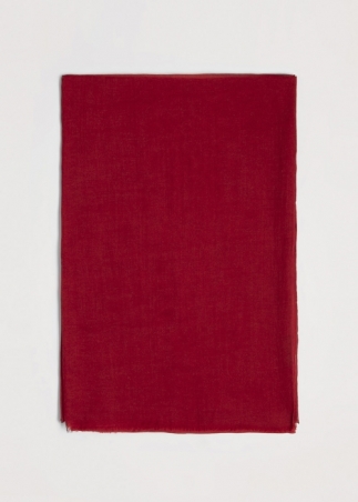 Red Ultralight Cashmere Stole