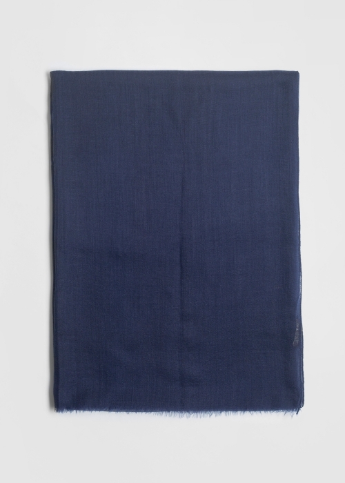 Navy Ultralight Cashmere Stole