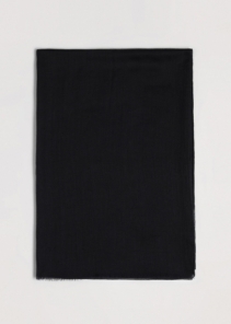 Black Ultralight Cashmere Stole