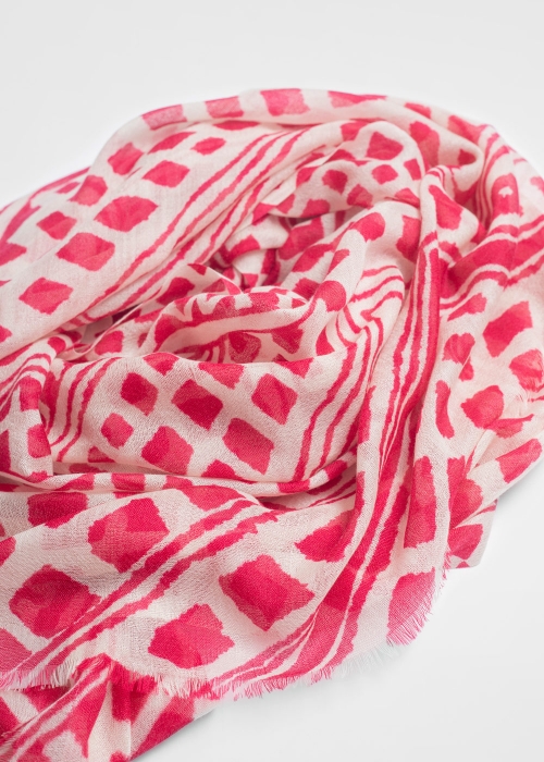 Fuchsia Kuba Light Cashmere Stole