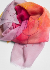 Explosion of Colors Light Cashmere Stole