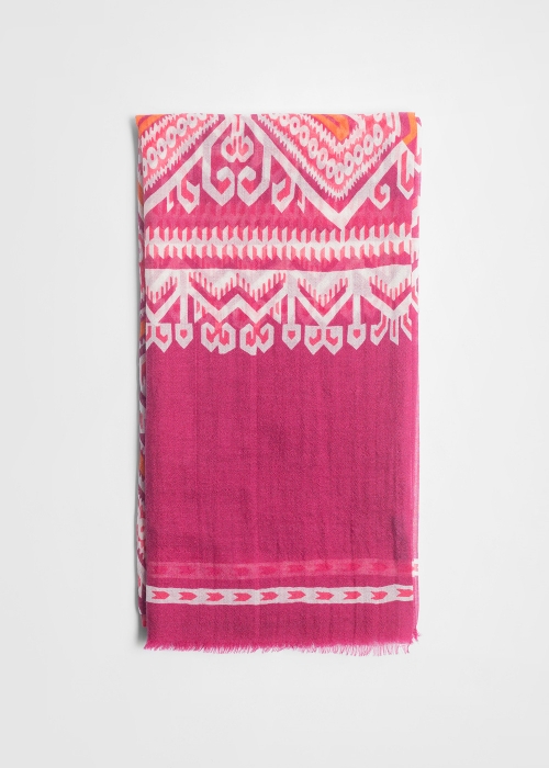 Pink Cashmere Stole made in Italy