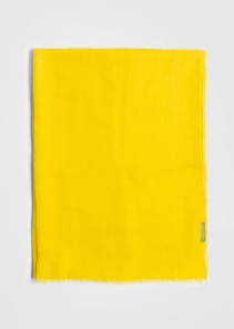 Yellow Ultralight Cashmere Stole