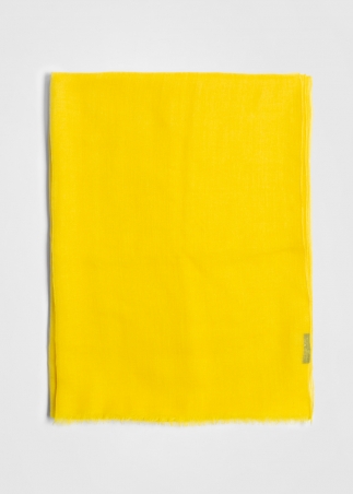 Yellow Ultralight Cashmere Stole