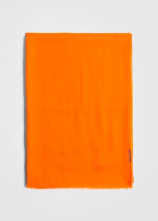 Orange Ultralight Cashmere Stole