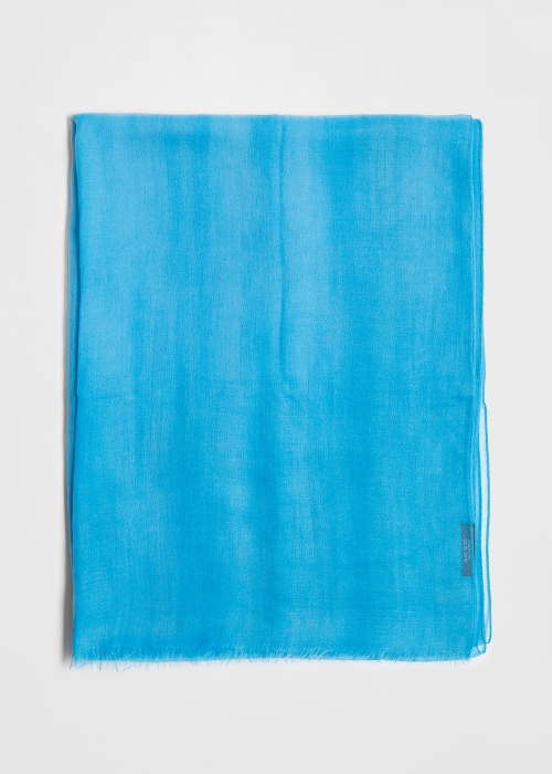 Ultralight cashmere stole - Tourquoise