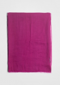 Stola in cashmere voile ultralight fucsia scuro