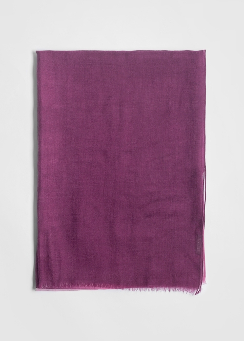 Ultralight cashmere stole - Nuanced Pink Purple