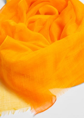 Nuanced Ochre Ultralight Cashmere Stole