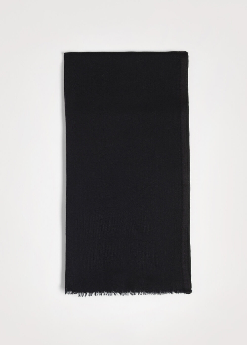 Vicuña scarf - Extra-fine pure Vicuña - Black