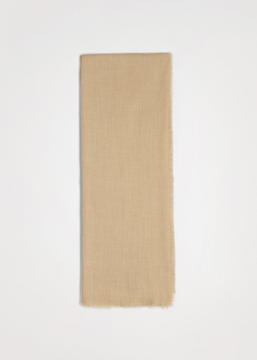 Vicuña scarf - Extra-fine pure Albino Vicuña -...