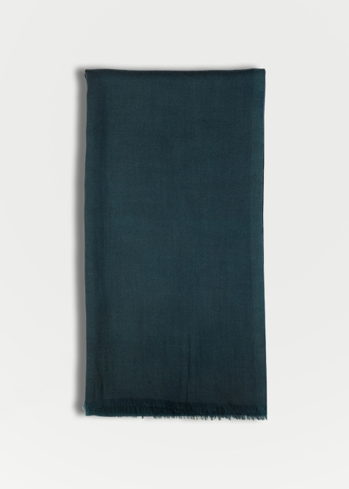 Teal Cashmere Stole