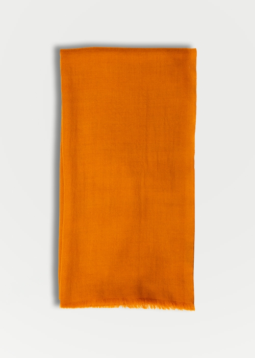 Orange cashmere pashmina