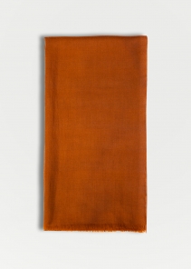 Stola in cashmere ruggine