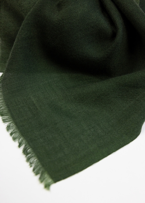 Olive Green Cashmere Stole