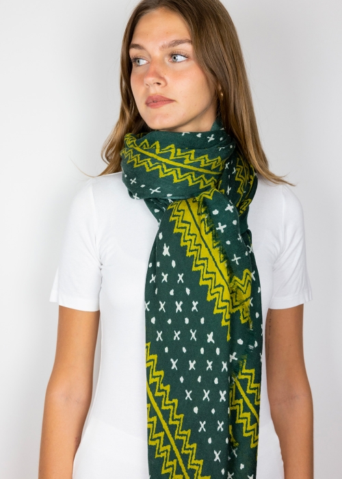 Bottle Green Dakar Cashmere Stole