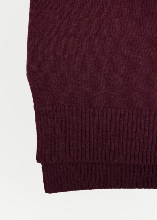 Gilet cashmere bordeaux Toosh