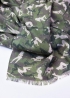 Green camouflage cashmere silk scarf