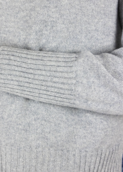 Dolcevita in cashmere grigio