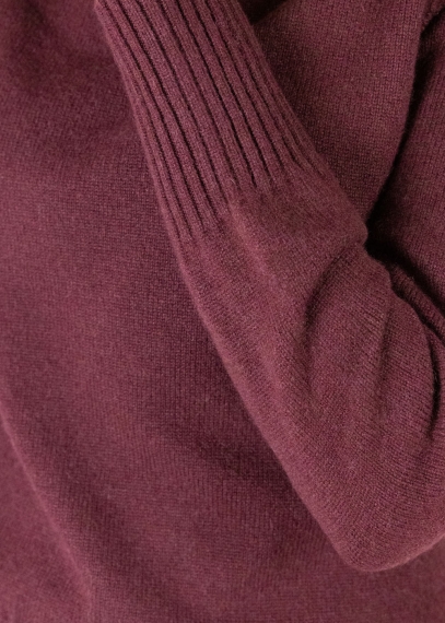 Dolcevita in cashmere bordeaux