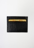 Python Black Card Holder - Leather accessories Toosh
